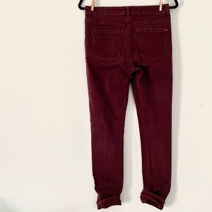 Bullhead Denim Co Burgundy Jeans